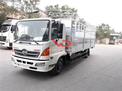 Xe tải Hino 6,3 tấn thùng mui bạt 7,4m model FC9JN